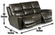 Laurel Power Reclining Sofa, Gray