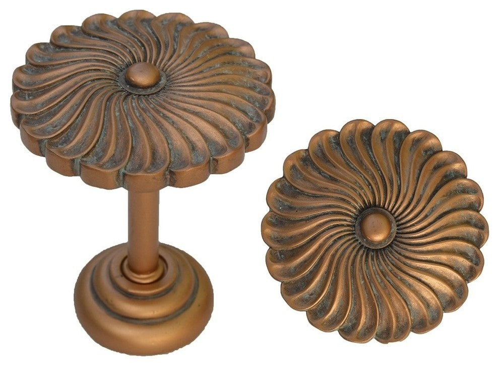 Sierra Drapery Medallion, Copper, Set of 2