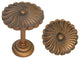 Sierra Drapery Medallion, Copper, Set of 2