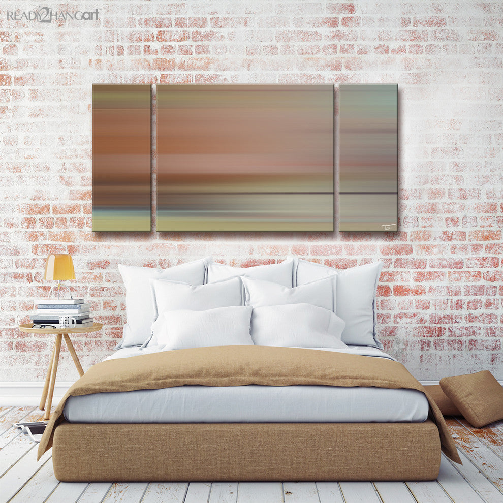 Ready2Hangart  'Blur Stripes Liii' By Tristan Scott Canvas Art Set, 3 Panels