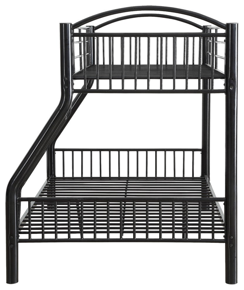 Cayelynn Twin-Over-Full Bunk Bed, Black