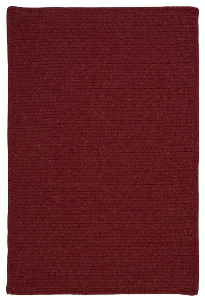 Colonial Mills Courtyard CY62 Sangria Traditional Area Rug, Square 4'x4'