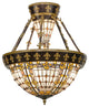 19W Fleur-de-lis Semi-Flushmount