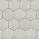 Vintage Hex Blanco Porcelain Floor and Wall Tile