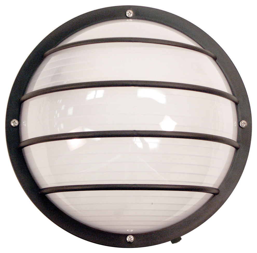 Decorative Outdoor LED Eurostyle Linear Fixture Black Frosted Lens