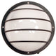 Decorative Outdoor LED Eurostyle Linear Fixture Black Frosted Lens