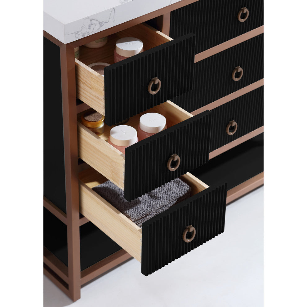 Vanity With Mirror,Sconce,Faucet Included
