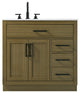 Home Living 36" Single Bathroom Vanity, Chestnut Brown