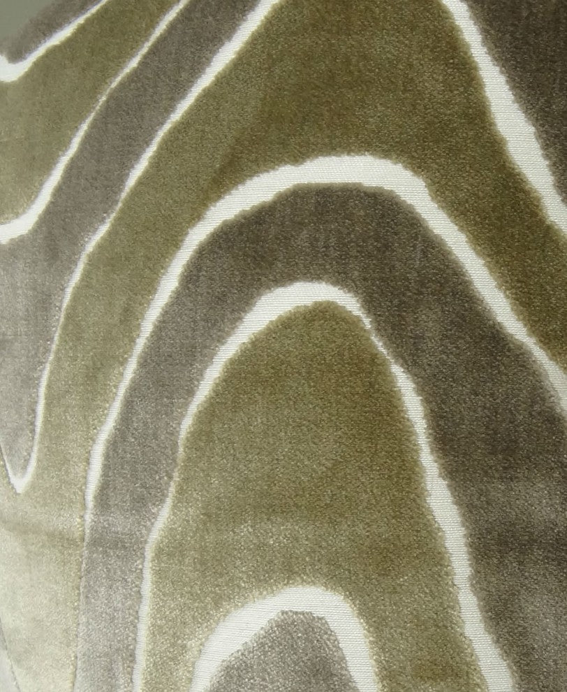 Plutus Lush Wave Handmade Throw Pillow, Double Sided 16"x16"