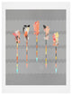 Deny Designs Iveta Abolina Gray Pastel Feathers Art Print