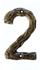 Log House Number 2, Antique Brass