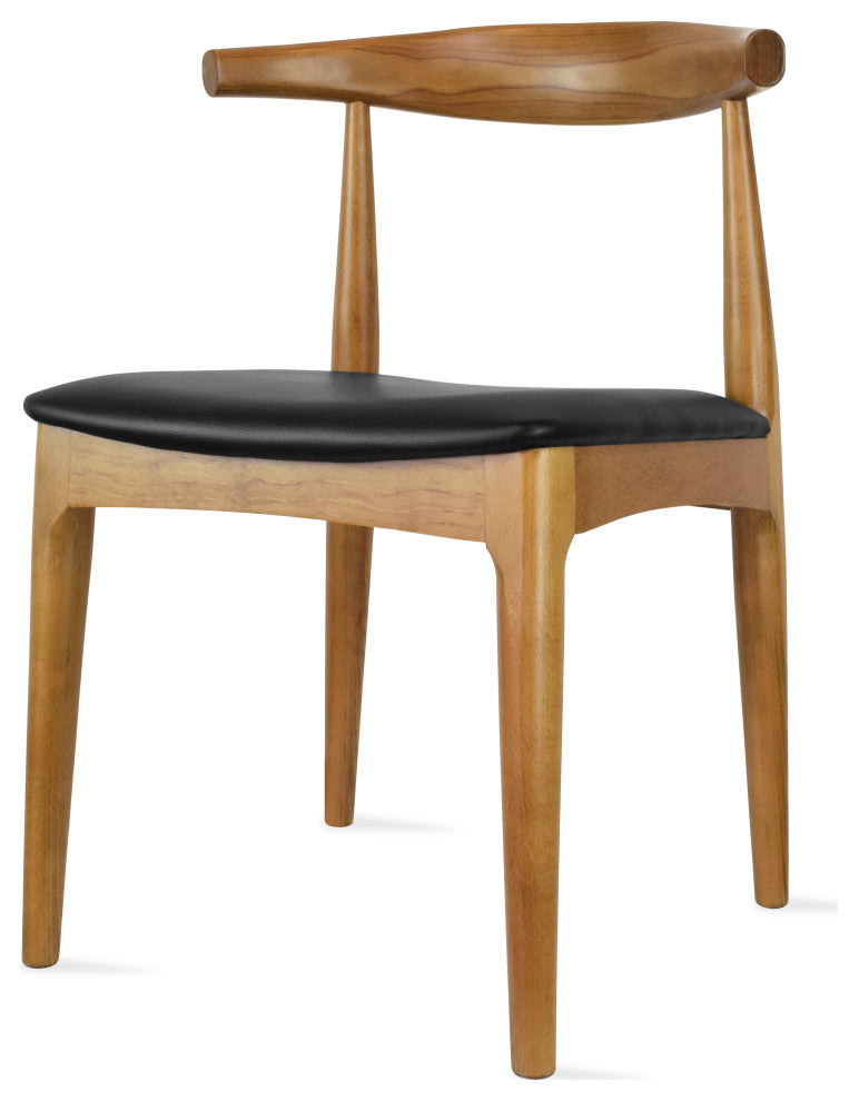 Modern Wooden Dining Chair, Walnut
