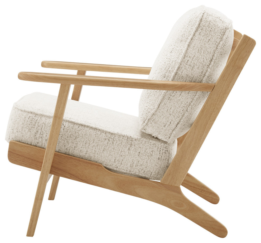Albert Fabric Accent Arm Chair, Concord Cream