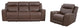 Parker Living Calgary Power Reclining Sofa and Recliner, Autumn Umber