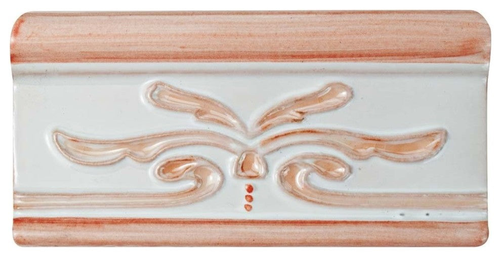 Novecento Cenefa Evoli Ceramic Wall Trim Tile, Canela