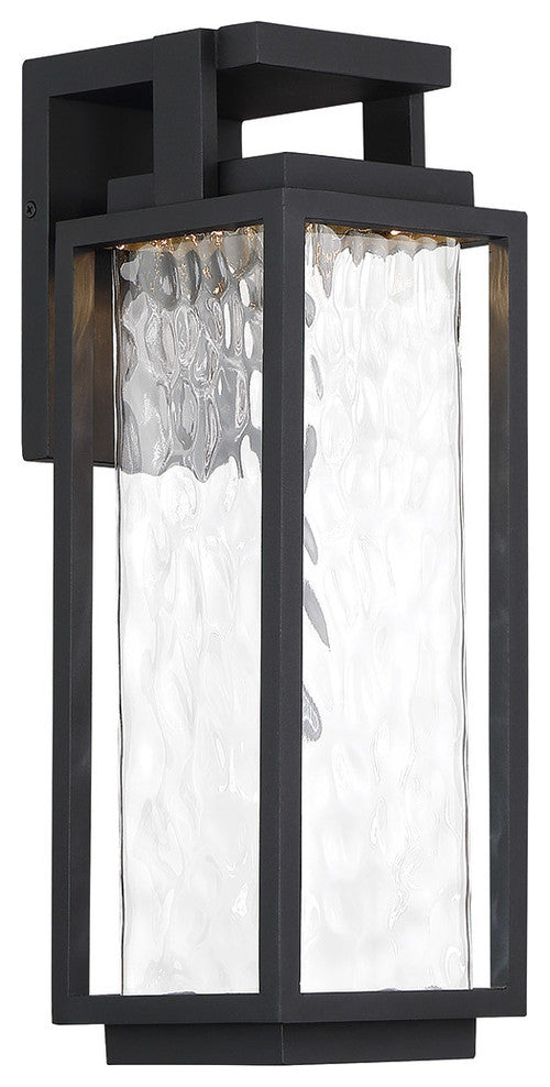 Two if By Sea 18"Outdoor Wall-Light 3000K, Black