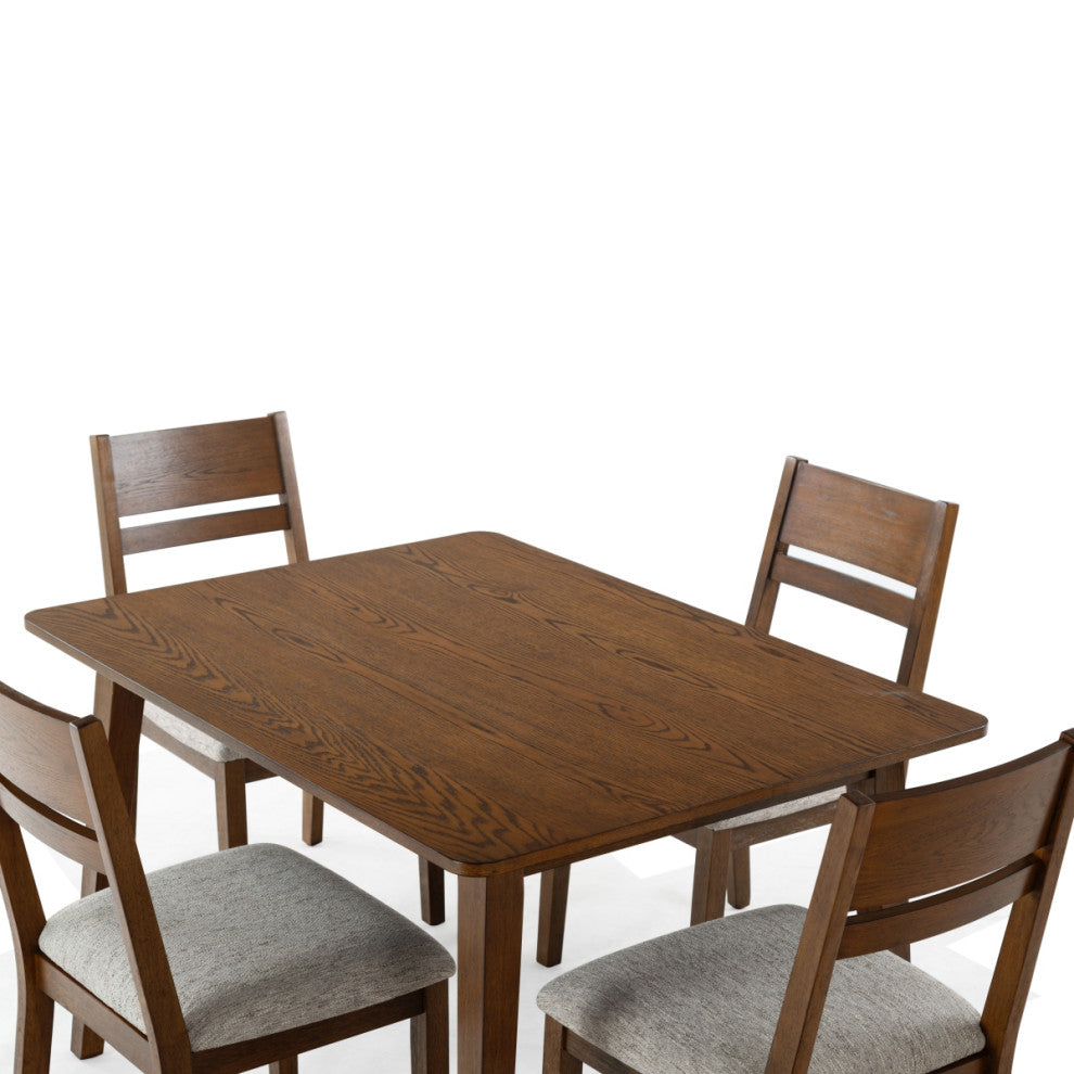 Safavieh Couture Bellalexa 48" Wood Dining Table, Medium Oak