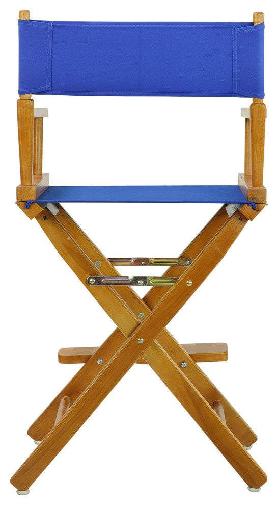 024" Director's Chair Honey Oak Frame-Royal Blue Canvas