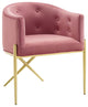 Savour Tufted Performance Velvet Accent Dining Armchair - Dusty Rose
