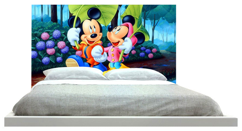 "Mickey And Miney" Headboard