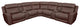 Parker Living Calgary 7 Piece Power Reclining Sectional, Autumn Umber