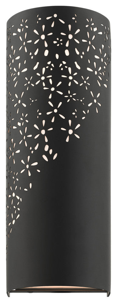 Black Stylish, Transitional, Intricate, Urban Sconce