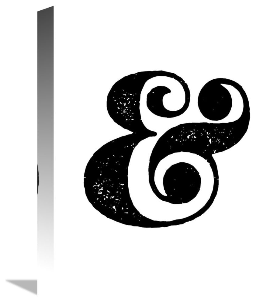"Ampersand Poster White" Fine Art Print
