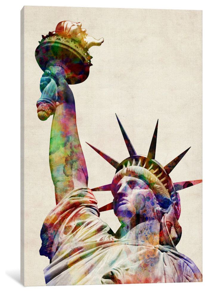 "Statue of Liberty" by Michael Tompsett, 18x12x1.5"