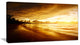 "Fascinating Caribbean Beach in Yellow" Seashore Wall Art, 1 Panel, 60"x28"