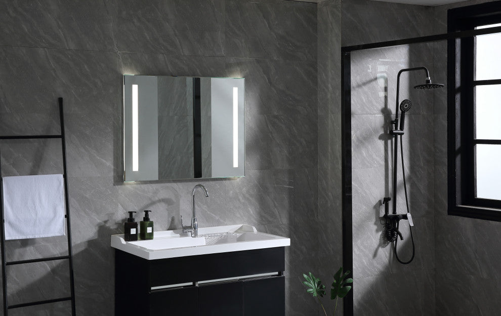 Vanity Art LED Lighted Bathroom Mirror With Rock Switch, 48"