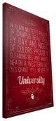 OKC Sooners Song Canvas Print, 16"x24"