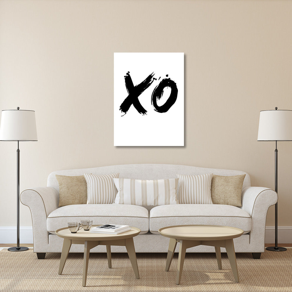 "XO Poster White" Fine Art Print