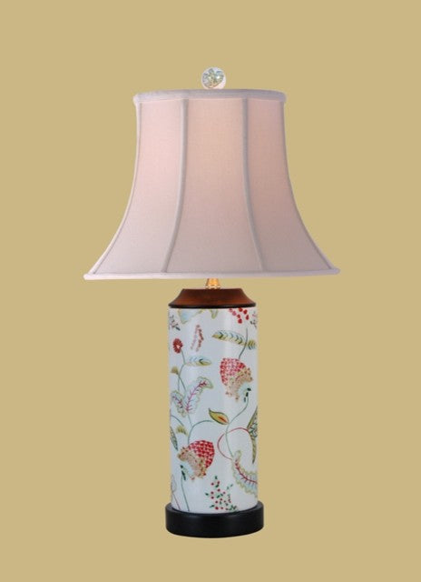 Budding Blossoms Porcelain Table Lamp