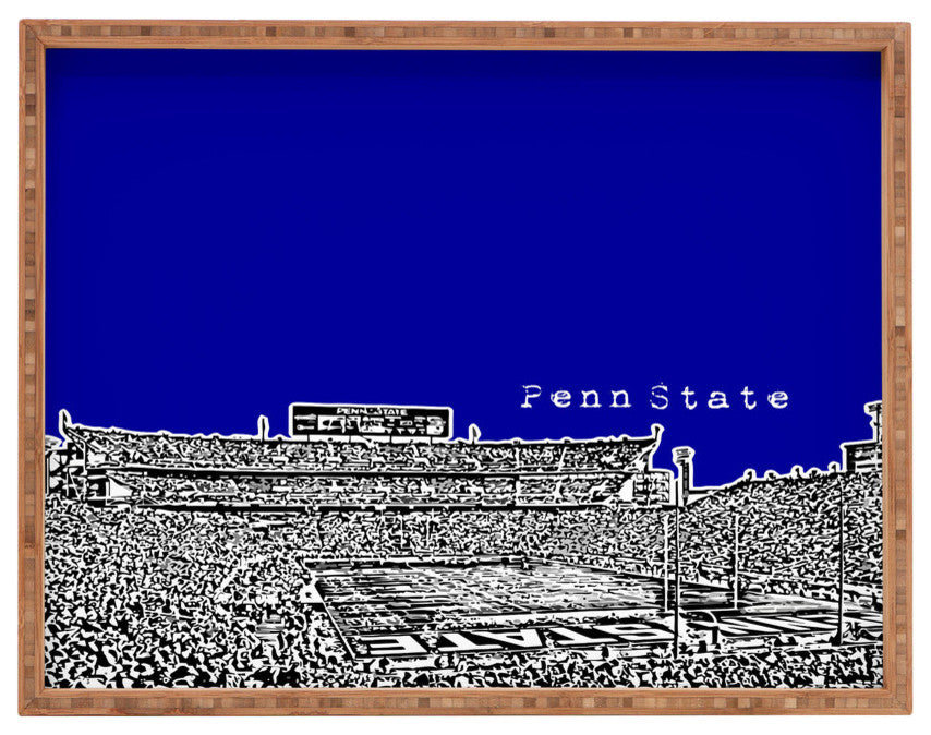 Deny Designs Bird Ave Penn State University Navy Rectangular Tray
