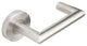 Stuttgart Lever Half Passage, Right Hand, Satin Stainless Steel, 2-3/8" Backset