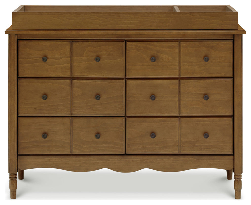 Liberty 6-Drawer Assembled Dresser, Natural Walnut