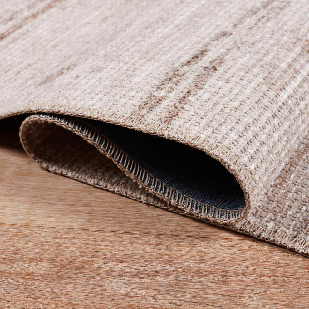 Avalon Moroccan Stripe Area Rug, Natural, 7'6"x9'6"