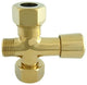 Kingston Brass Shower Diverter, Polished Brass
