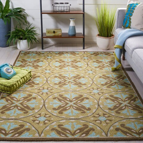 Safavieh Four Seasons Frs218A Green, Brown Area Rug, 5'0" X 8'0"