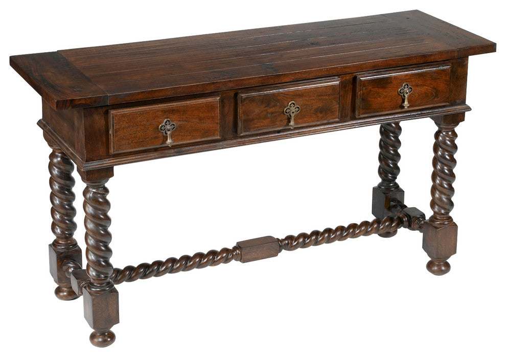 3 Drawer Console Table