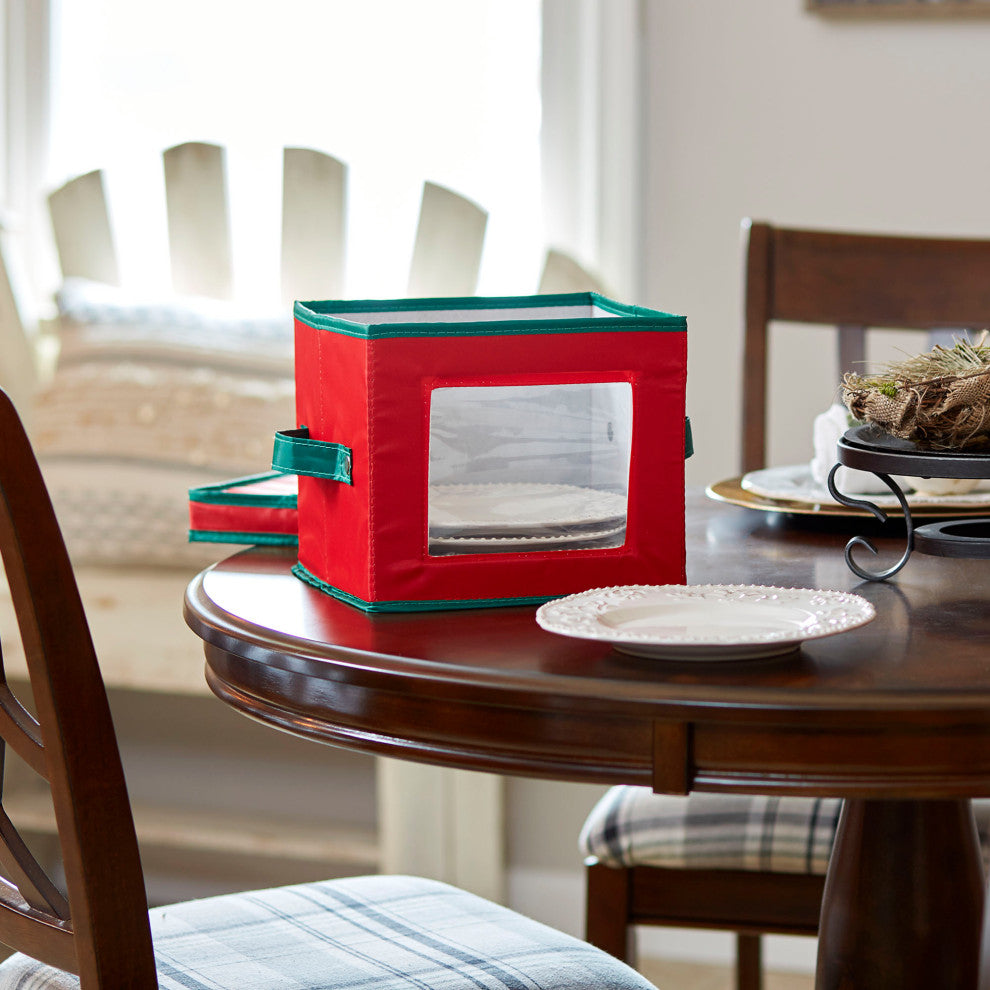 Holiday China Plate Storage Box