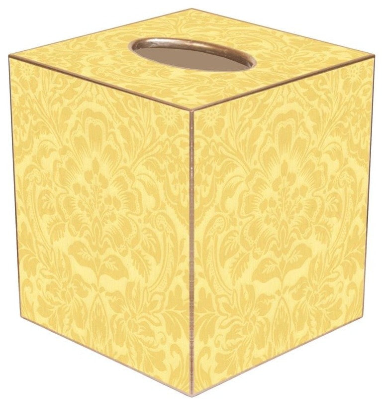 TB1471-Buttercup Damask Tissue Box Cover