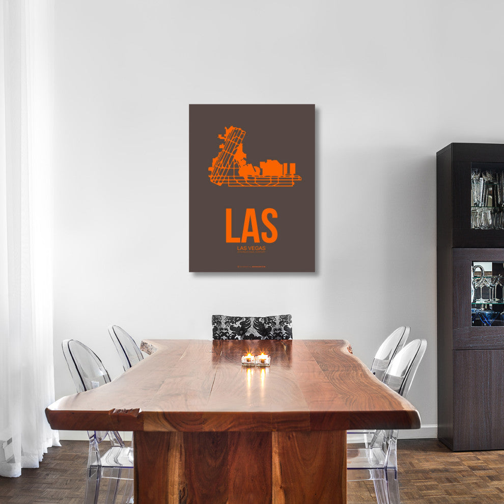 "LAS Las Vegas Poster 1" Fine Art Print