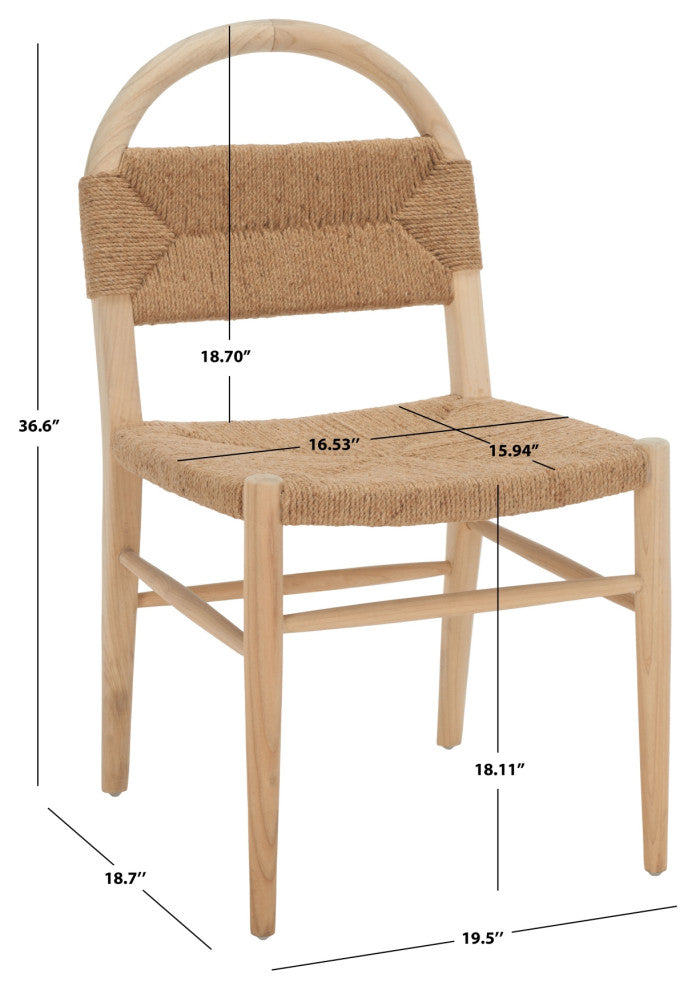 Safavieh Ottilie Dining Chair, Natural