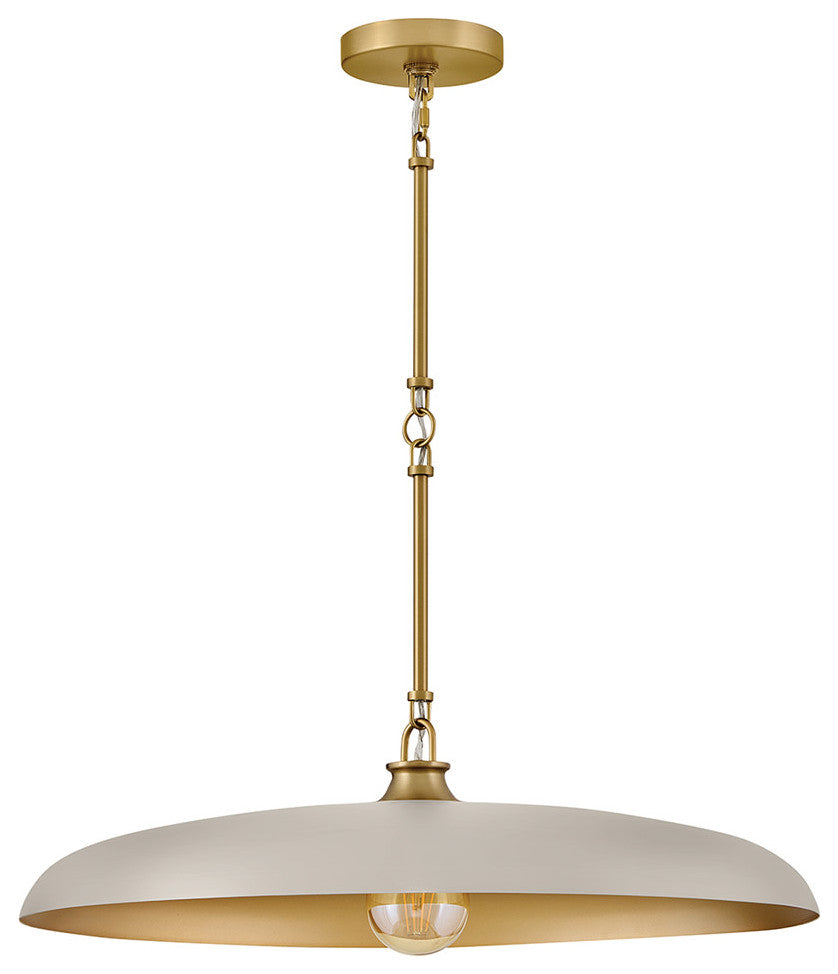 Hinkley Sadie Medium Dome Chandelier, Lacquered Brass