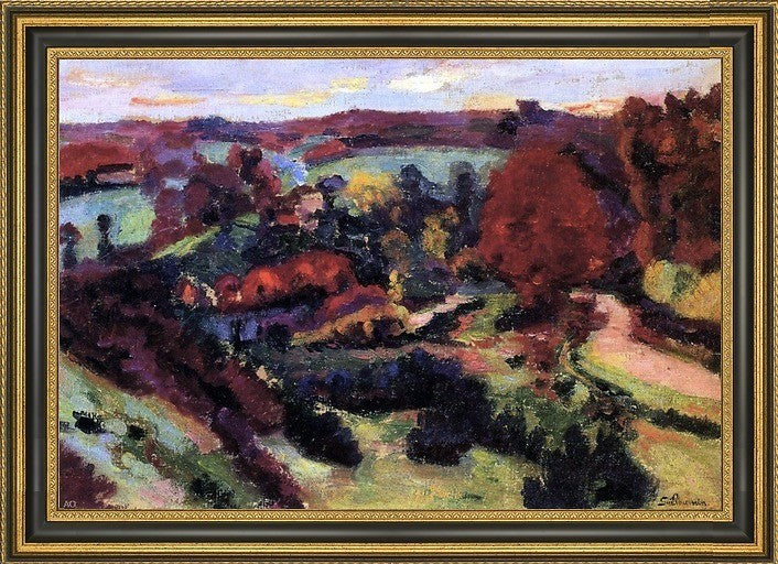 Armand Guillaumin Crozant in Autumn Framed Premium Canvas Print, 18"x27"