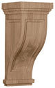 7 1/2"W x 8"D x 17"H Charleston Mission Corbel, Cherry