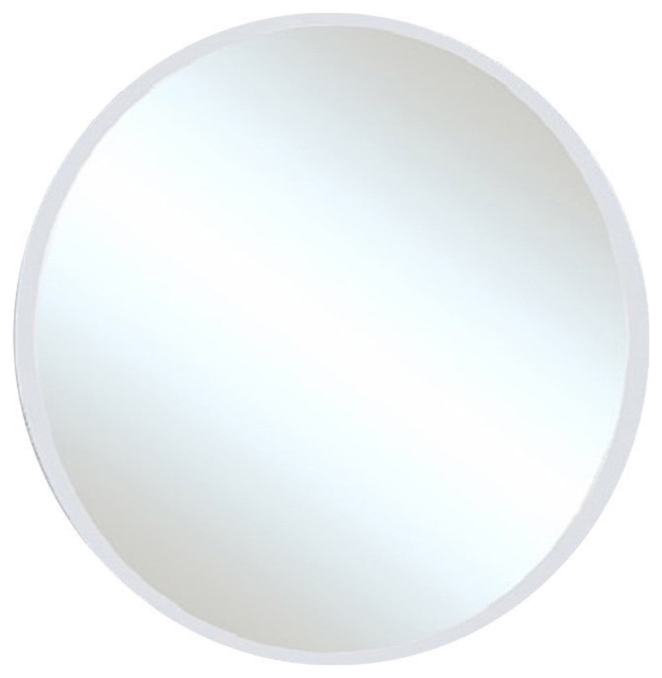 27" Round Frameless Mirror