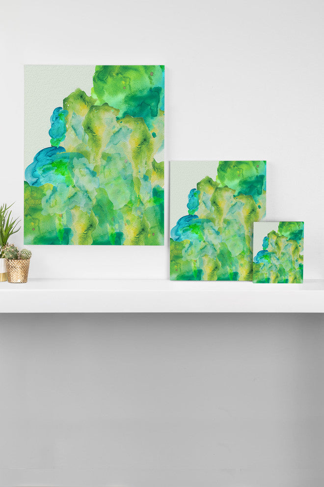 Deny Designs Viviana Gonzalez Watercolor Love 3 Art Canvas