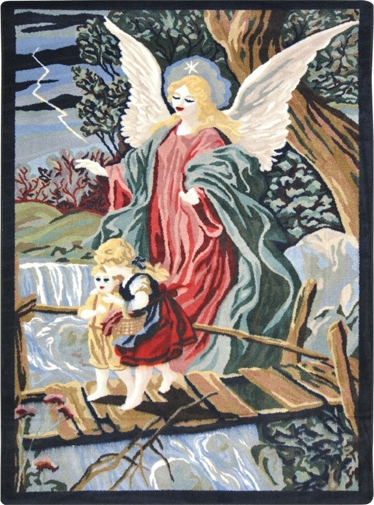 Kid Essentials Rug, Guardian Angel, 5'4"x7'8"